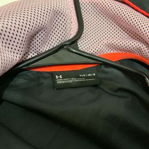 Under Armour loose fit pullover windbreaker jacket  youth YXL - Picture 8 of 10